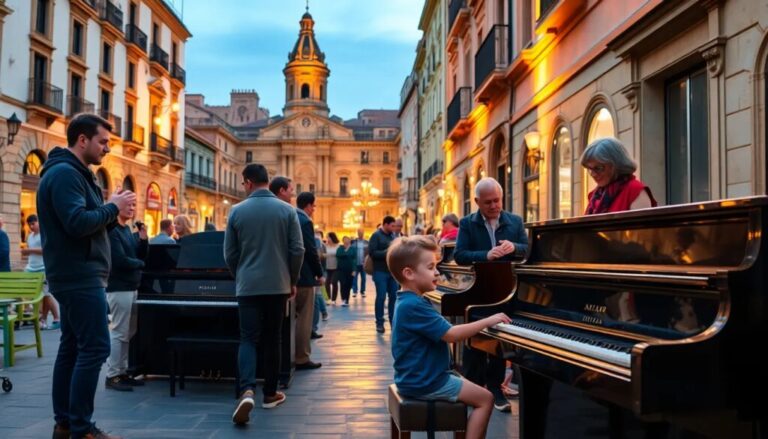 Pianos en las calles de Toledo 2025