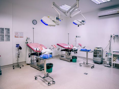 Grupo de turistas médicos en una clínica en México