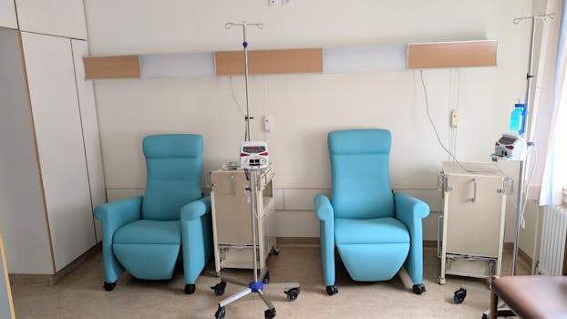 Personal de enfermería en el Hospital en Villahermosa cuidando a un paciente
