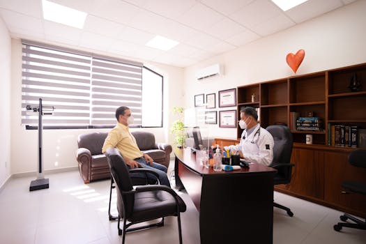 Recepción de un hospital especializado en turismo médico